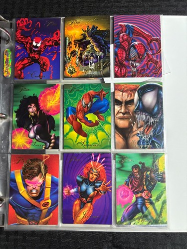 Lote de 168 tarjetas coleccionables Flair Marvel Universe 1994 (grado 8,5/9,0) primera serie - Imagen 16 de 20