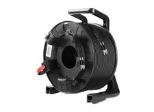 Armored Fiber Optic Cable ST to ST 2 Strands Single Mode with Fiber Reel