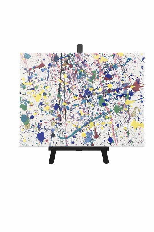  Color Splash Abstract Painting by 12-Year-Old Artist