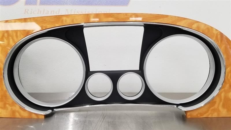 15 BENTLEY CONTINENTAL GTC SPEEDOMETER INSTRUMENT CLUSTER TRIM BEZEL WOODGRAIN