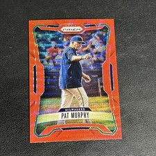 2026 Panini Prizm Pat Murphy Red Wave Milwaukee Brewers 
