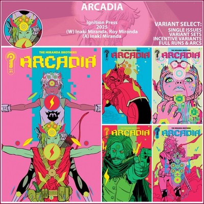 Arcadia (2025) #1 2 3 4 5 Ignition Press Cullen Bunn COVER SELECT