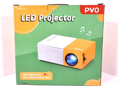 LED Projector PVO YG300ProMax Portable Mini Home Theater Phone Mirroring HDMI