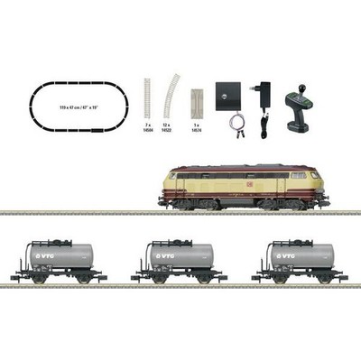 MiniTrix T11160 Digital Starter Kit Freight Train with 217 Series