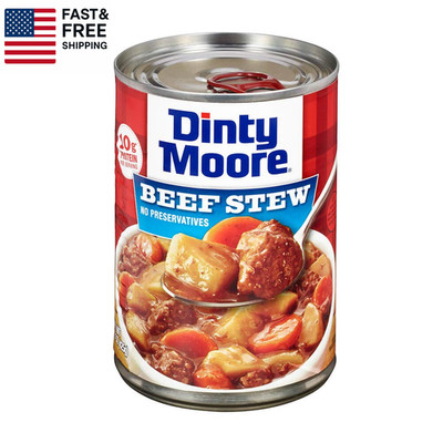 Beef Stew, 15 Oz (12 Pack), Fully Cooked & Ready-To-Eat with Fresh Potatoes & C