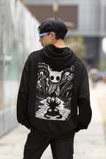 Hollow Knight Back Hoodie, Retro Gaming Hollow Knight, Indie Game Sweat