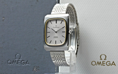 Omega Constellation Cal.711 Linen Dial Automatic Vintage 1970s Box Papers