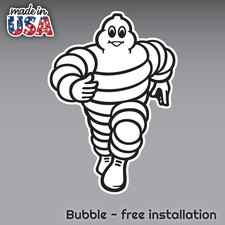 MICHELIN MAN DECAL STICKER 3M USA MADE TRUCK VEHICLE WINDOW CAR WALL LAPTOP