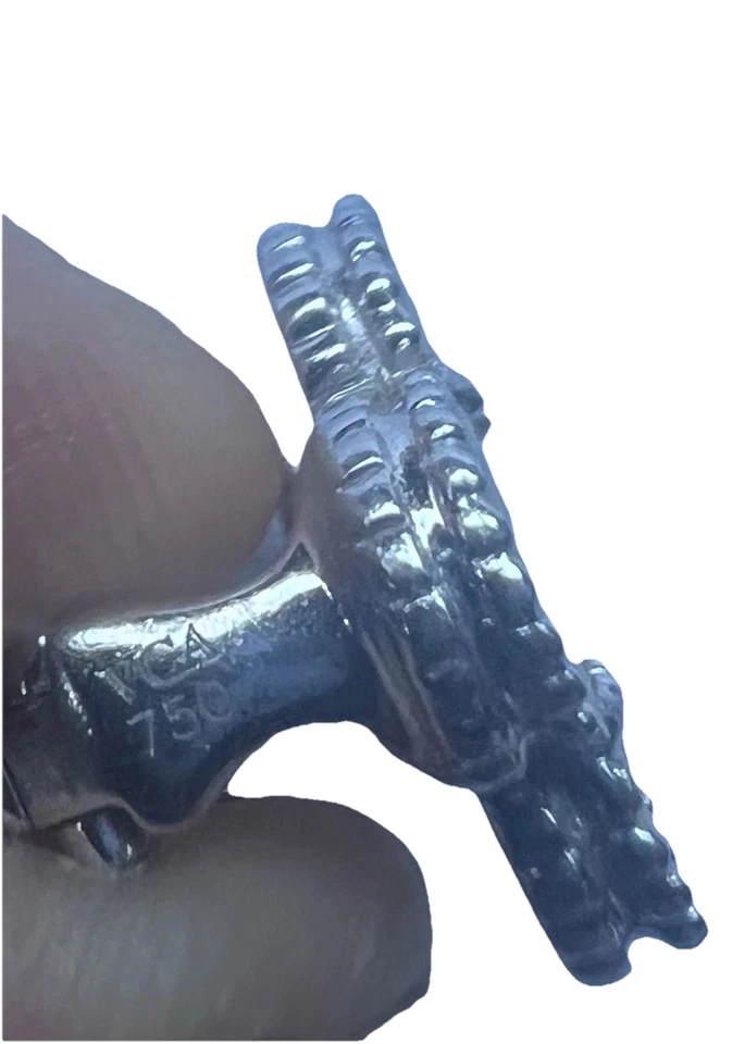 Auténtico Pendiente Van Cleef & Arpels Madreperla Dulce Alhambra ÚNICO 18K WG Foto 2 de 3