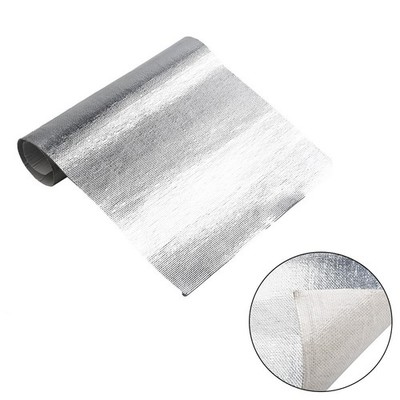 25*50cm Car Heat Shield Insulation Hood Sound Deadener Protective Film Mat
