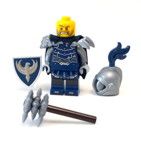 LEGO Castle Crown Hawk Knight Minifigure 7094 Fantasy Era 852293 Scale Mail 7036