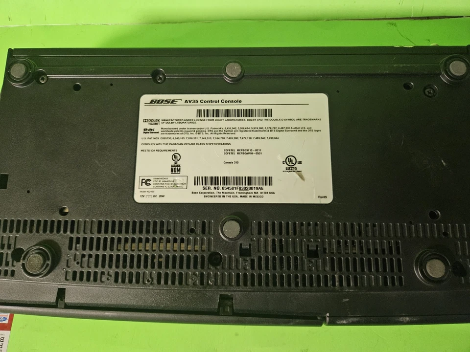 Bose Lifestyle AV35 402455 Control Console Dolby TrueHD - Image 3 of 4