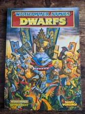 Warhammer Armies Dwarfs 1993 Classic 4th Edition Army Book - Excellent Condition
