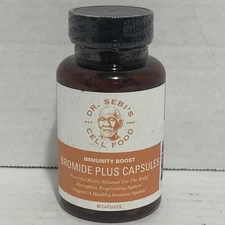 Dr Sebi’s Cell Food Immunity Boost Bromide Plus Capsules  Exp  01/28