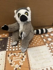 Wild Republic Realistic Ring Tail Tailed Lemur Primate Soft Plush Animal Toy