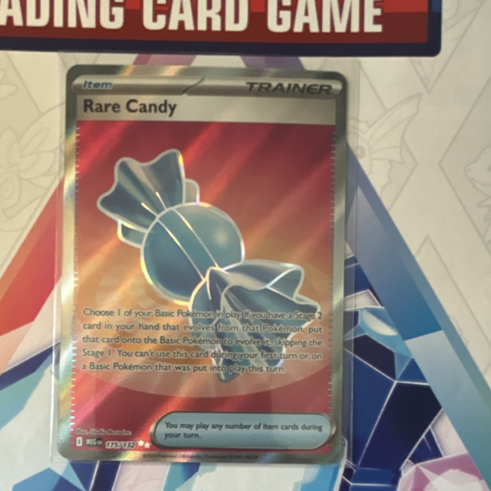 Pokémon Rare Candy (Ultra Rare, Full Art, Holo) - Me01: Mega Evolution 175/132