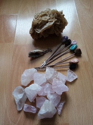 Sandrose Rosenquarz Rhodochrosit Onyx Türkis Turmalin Jaspis Amethyst Opal