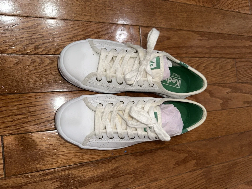 New Keds Kickstart Women's Size 5 Shoes WH56115 White Leather Casual Sneakers - Image 4 of 4