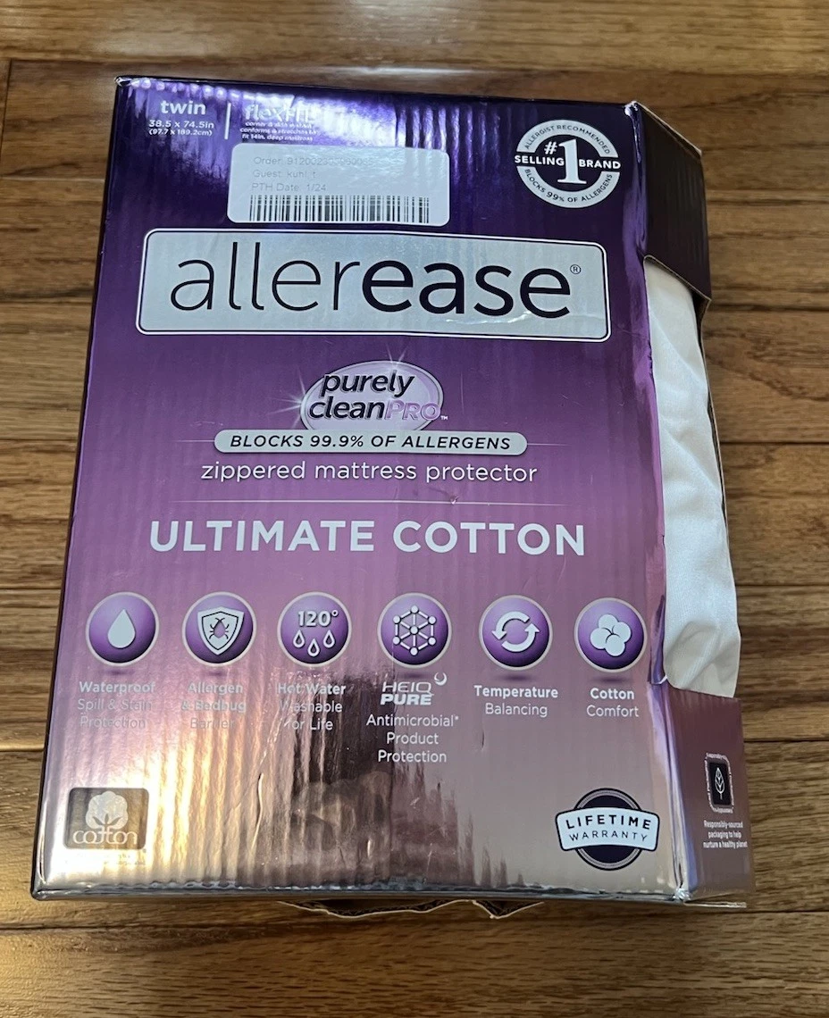 Allerease Ultimate Comfort Allergy Bedbug Protection Twin Mattress