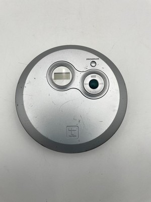 Trutech T100-CD Personal Portable CD Player Silver Programmable NEED BATTERIES