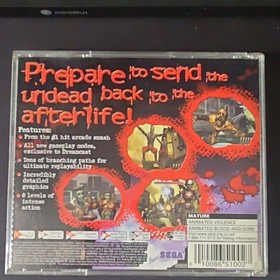 SEGA The House of the Dead 2 Sega Dreamcast Shooter Game -  UNTESTED 