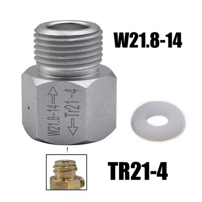 CO2 Adapter Sodastreamer Home Brew Aquarium TR21-4 zu W21.8-14 Gewinde Fisch