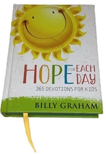 365 Devotions Kids Billy Graham Hope Each Day HB Christian Simple Bible Verses