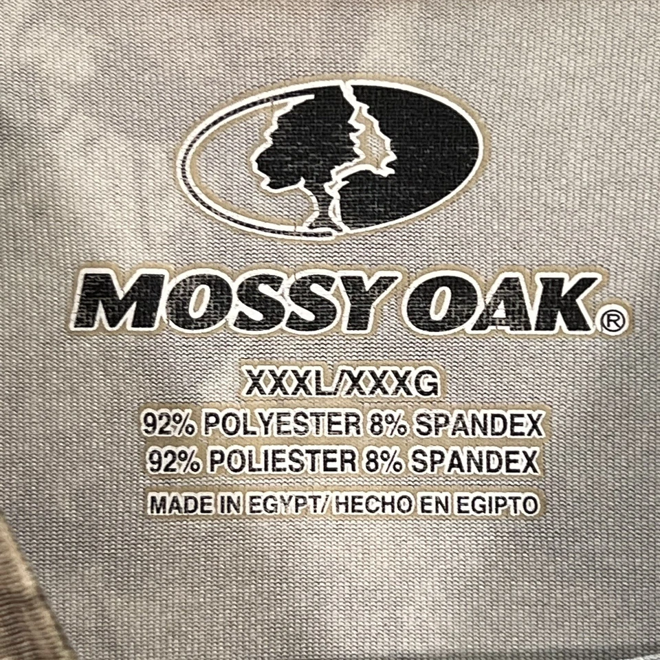 Mossy Oak Break Up Infinity Camouflage Camo Long Sleeve Hunting Shirt Mens 3XL - Image 3 of 4