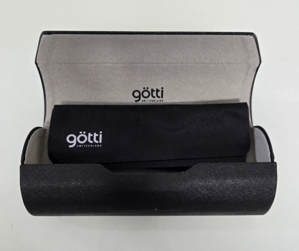 СОВЕРШЕННО НОВЫЙ!! Götti Швейцария очки солнцезащитные очки черный жесткий чехол с тканью! - Изображение 3 из 4