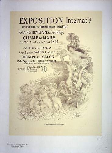 Adolphe WILLETTE : Amours et Musique - Lithographie originale signée, 1898