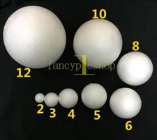 1/5/10PCS NEW Modelling Polystyrene Foam Ball 10-100mm