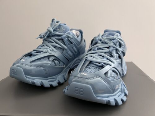 Balenciaga Women's track sneakers Light Blue Metallic EU 35 US 5 - Picture 3 of 12