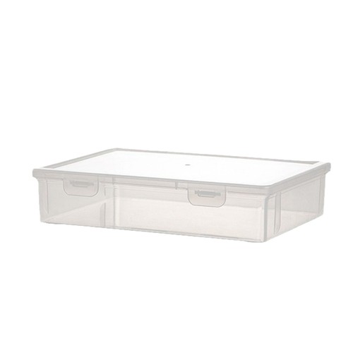 Plastic Paper Organizer Transparent Storage Document Case A4 Durable File Folder