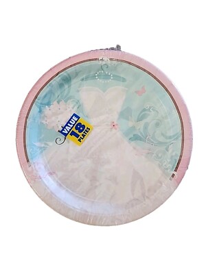 Something Blue 18ct Dinner Plates 10.5" Wedding Bridal Shower Dress | eBay