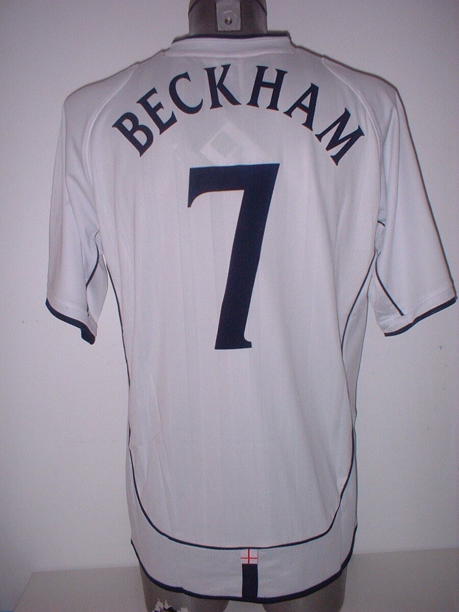 England Beckham Retro Shirt Jersey BNWT M L XL Football England Beckham Retro Shirt Jersey BNWT M L XL Football
