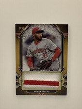 2024 Topps Triple Threads Single Jumbo Relic Hunter Greene /9