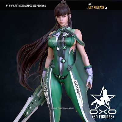 OXO 3D schöne 1:12 Resin Figur über 15cm groß Eve von Stellar Blade