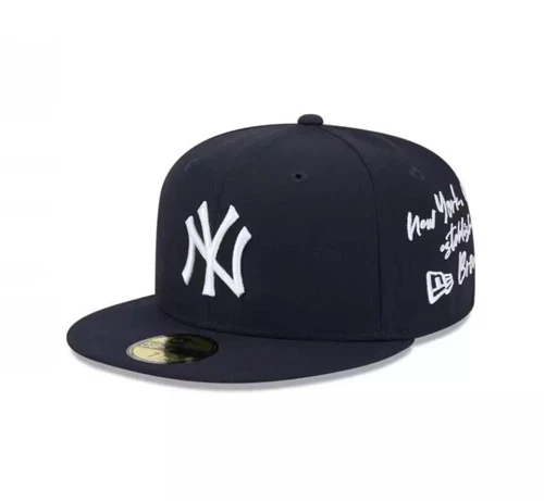 Mens New York Yankees Embroidery Era Hat Baseball Cap Flat edge Hats - Bild 20 von 34