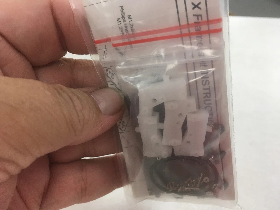 Microheli Carbon Center X Frame Set For Blade MQX Part#MH-MQX001X - Image 3 of 4