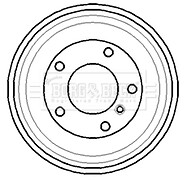 Borg & Beck BBR7069 Brake Drum