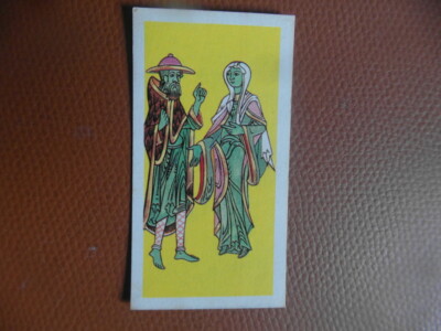  Brooke Bond ''British Costume'' 1967 original tea-card Day/travel clothes c.1150.