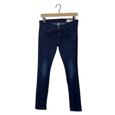 Rag and bone olive harrow dark wash skinny jeans size 26