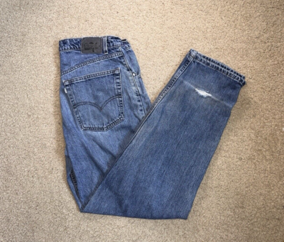 Vintage 90s Y2K Levis Silver Tab Baggy Fit Blue Mens Jeans Made In