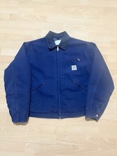 vintage carhartt jb102 detroit duck canvas workwear lined jacket boxy cropped