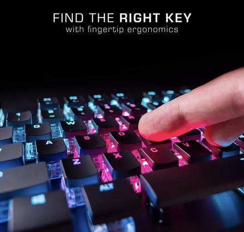 Vulcan 100 AIMO Mechanical PC Gaming Keyboard, RGB Lighting, Silent, per Key LED - Picture 8 of 9