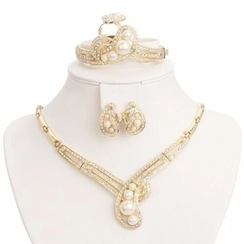 Natürliche Modeschmuck-Schmucksets Imitationsperle