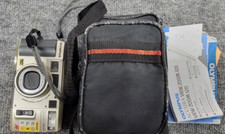 Olympus Accura View 120 AF 35MM Point Shoot 38-120mm Film Camera Bag And Manuals