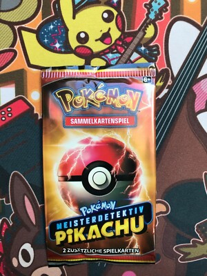 Meisterdetektiv Pikachu (2er Booster) Neu OVP Sealed deutsch