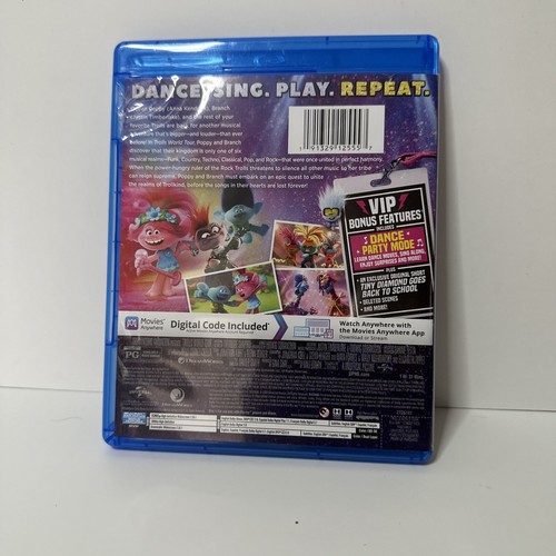 Trolls World Tour (Blu-Ray+DVD) Dance Party Edition No Digital Code - Picture 2 of 4