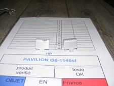 2 CACHES DE CHARNIÈRE Pour PC Portable HP PAVILION G7-2360sf - Occasion - Pièce De Rechange